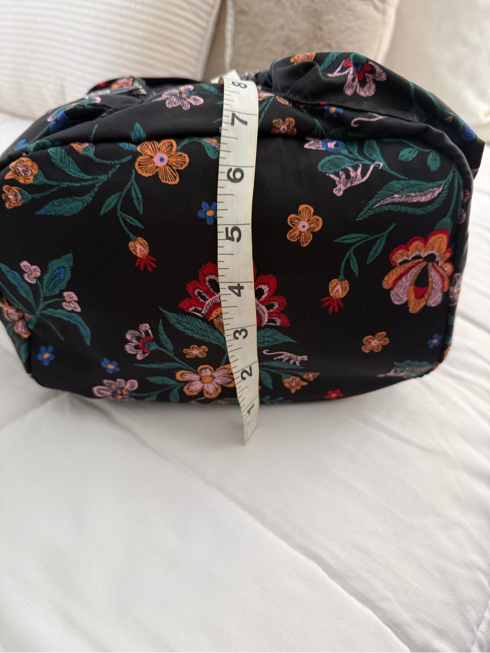 KIPLING Anto Backpack FRIDA KAHLO Black Floral Small - Picture 10 of 11
